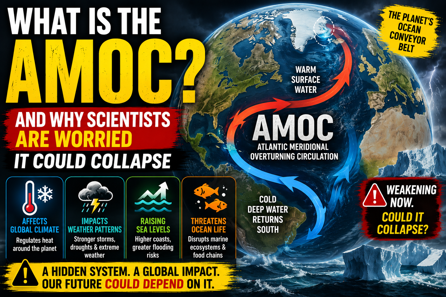 What is the AMOC and why scientists are worried it could collapse?