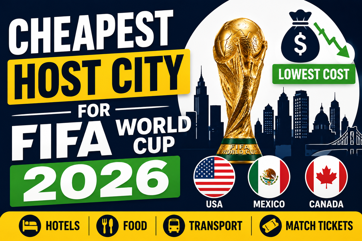 The Cheapest Host City for FIFA World Cup 2026