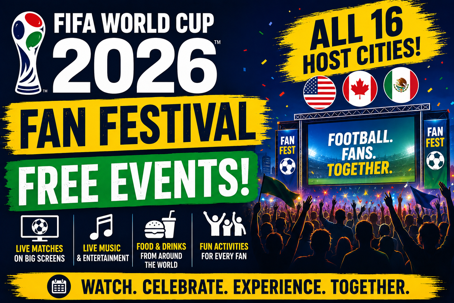 FIFA World Cup 2026 Fan Festival Free Events