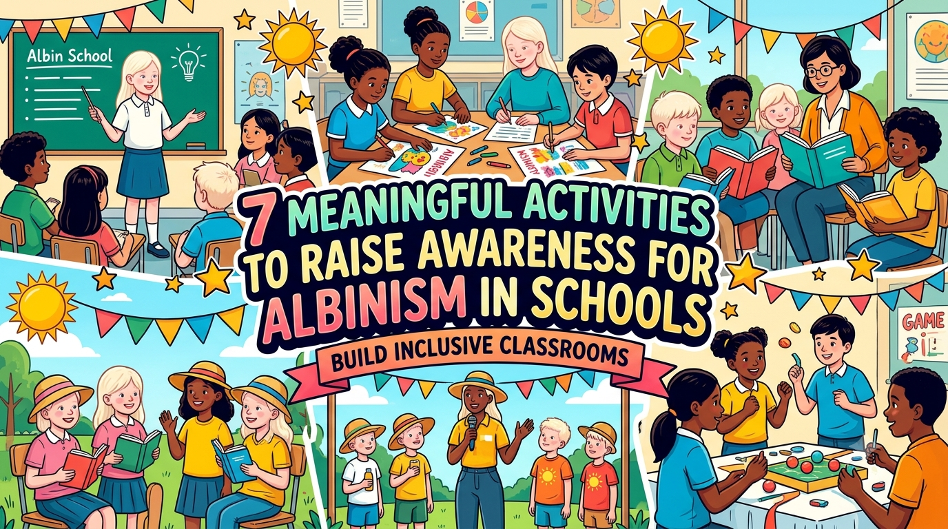 7 Meaningful Activities to Raise Awareness for Albinism in Schools
