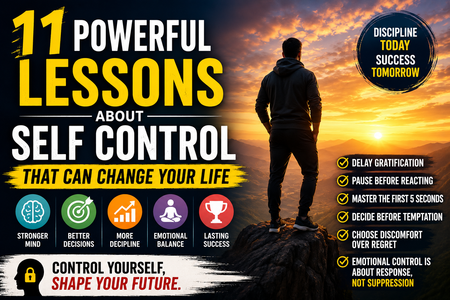 11 Powerful Lessons About Self Control That Can Change Your Life