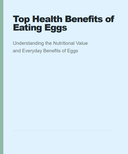 Top Health Benefits of Eating Eggs: Nutrition & Food Guide