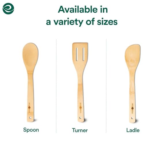 Bamboo Cooking Utensils Set For Non Stick And Daily Use