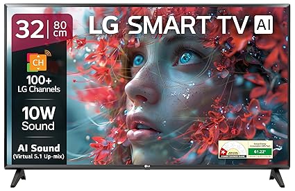 Lg 32 Inch Hd Smart Led Tv With Webos, Hdr10 And Ai Processor